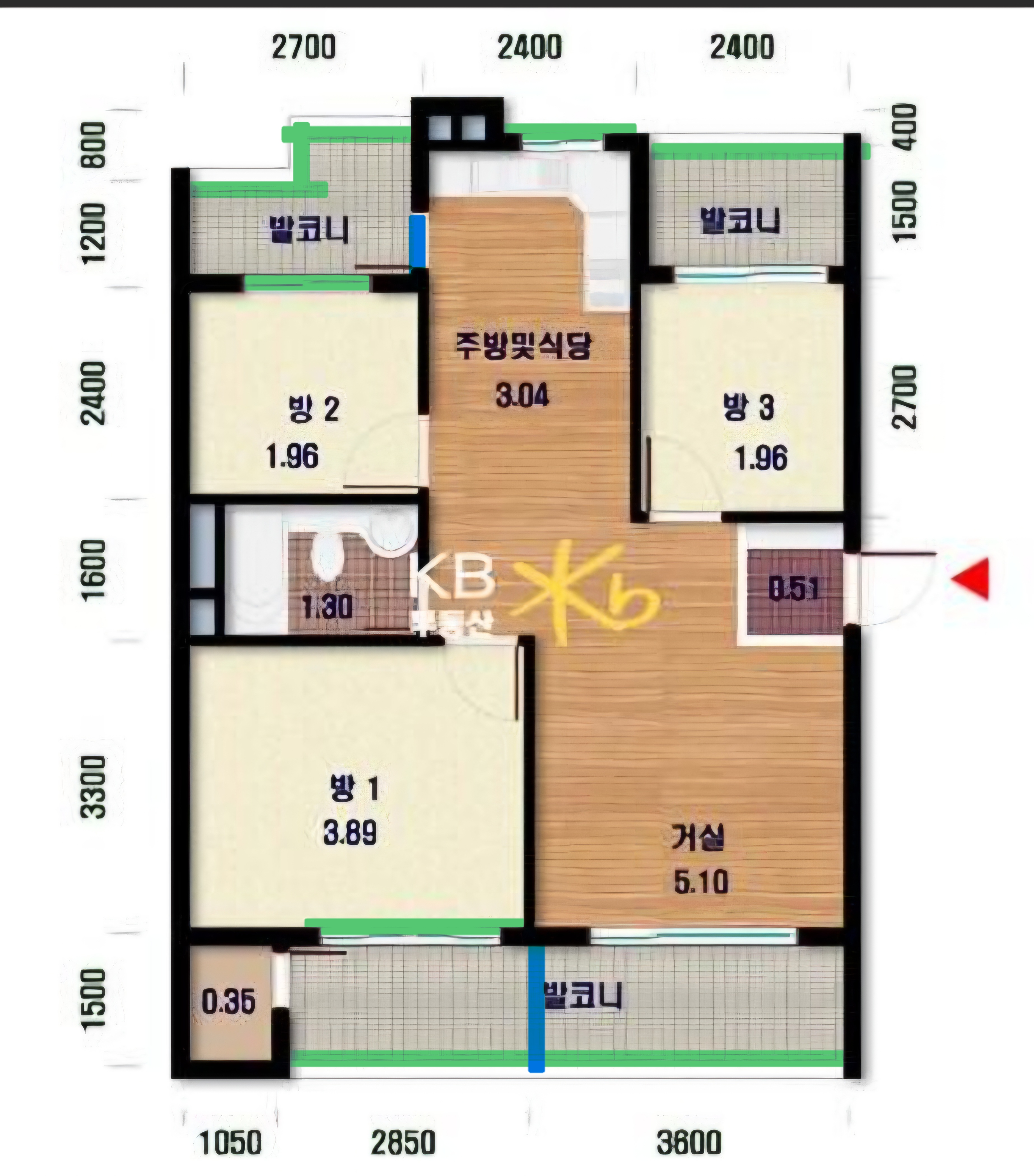 수원 권선동 보성유원 아파트 24평형 견적의뢰 첨부 이미지 1 - Screenshot_20260926_123807_KB.jpg