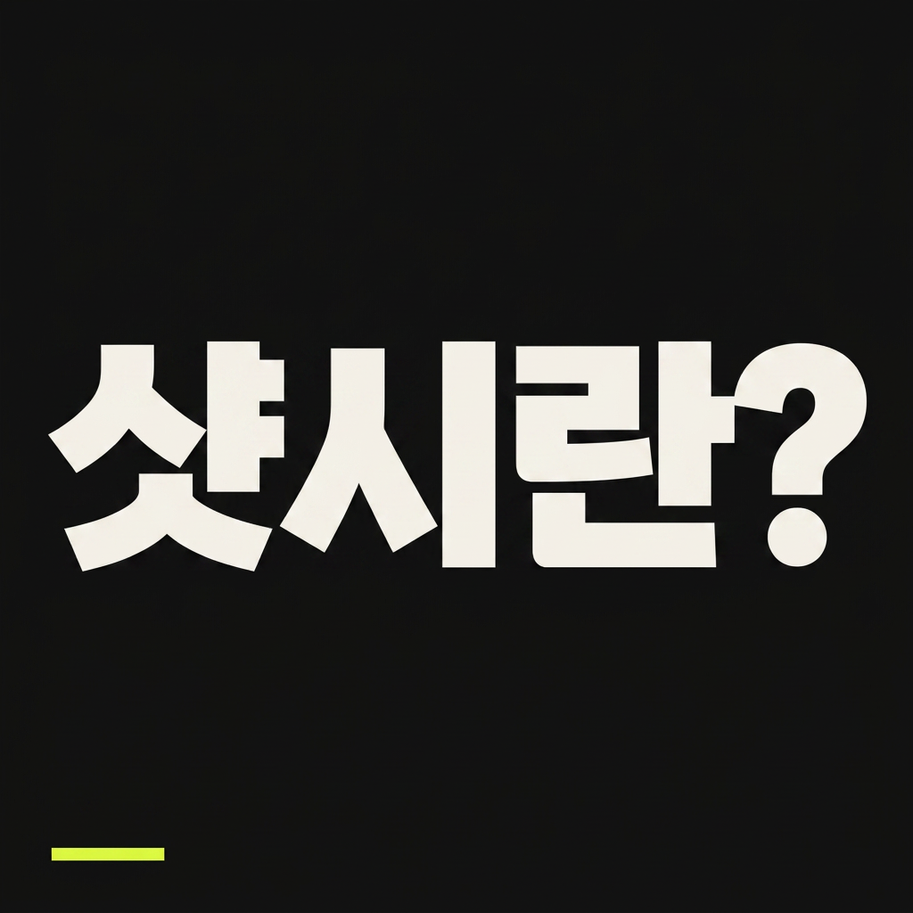 샷시란? 대표 사진